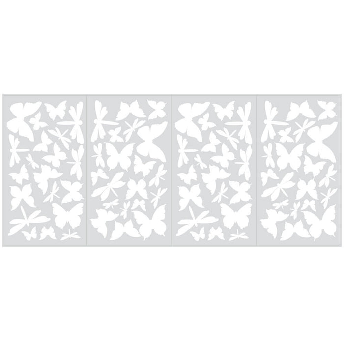Butterflies & Dragonfly Wall Decals Printed Sheet