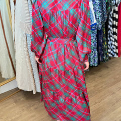 Gracelyn Plaid About You Dress