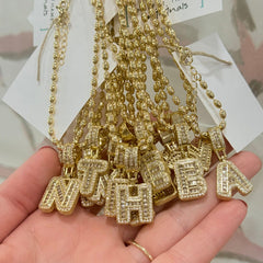 Hadley Bubble Letter Necklace