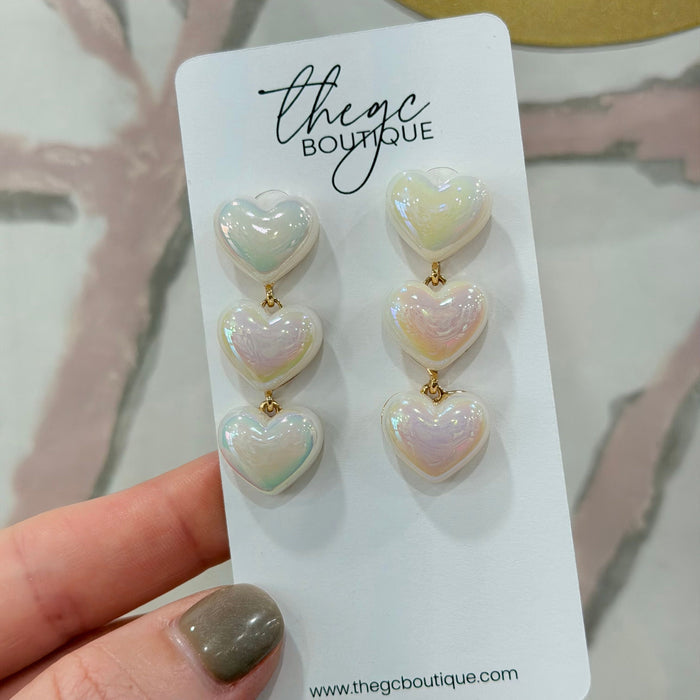Heart Pearl Earring