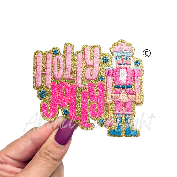 Holly Jolly Nutcracker Patch