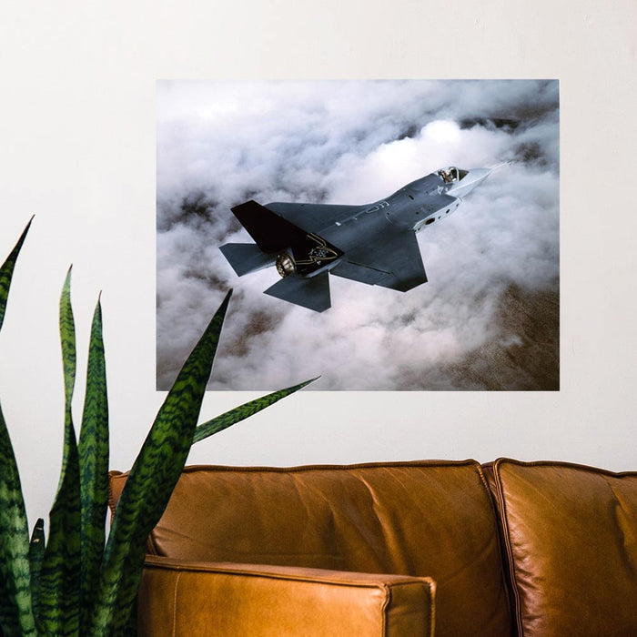 24 inch Lockheed Martin XC-35 Displayed Above Sofa