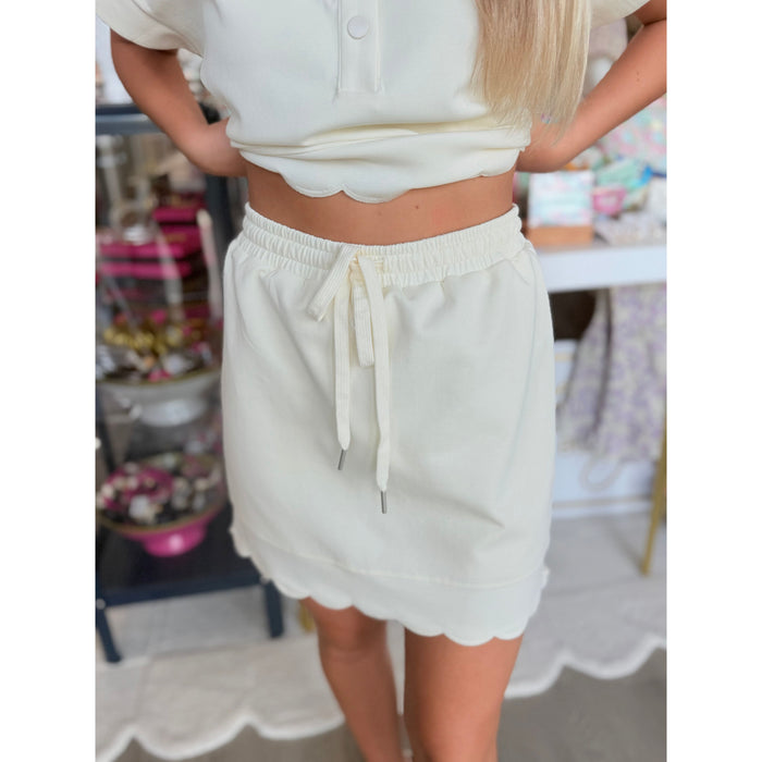 Louie Skort (cream)
