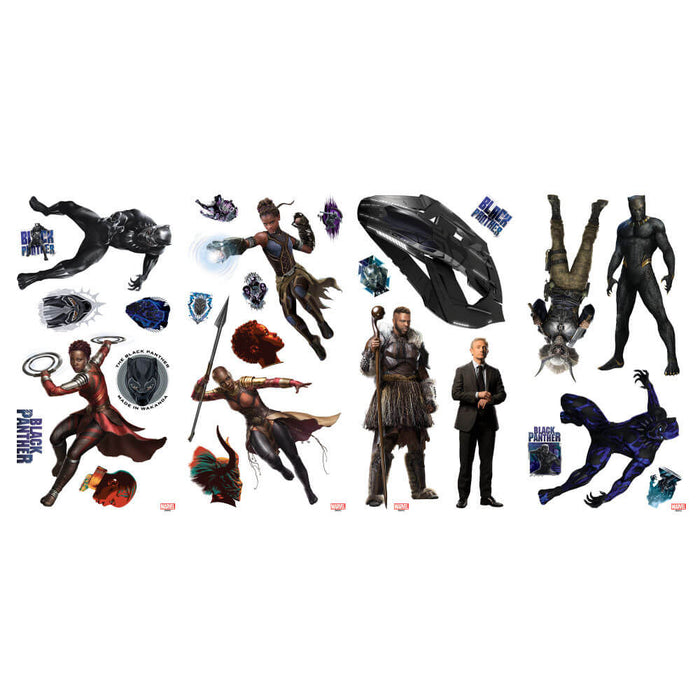 Black Panther Wall Decals Printed Sheet | Wallhogs
