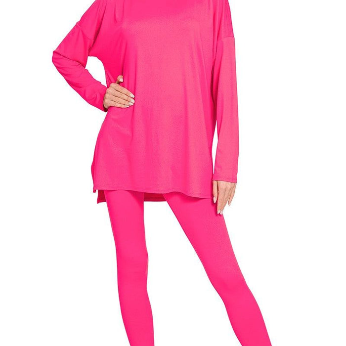 MICROFIBER SET- SIP N SEE DEAL (Hot Pink)