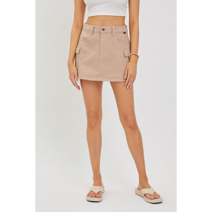 Midwaisted Cargo Mini Skirt