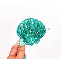 Sea Shells Sequin Patch