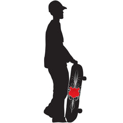 Skateboard Silhouette IX Wall Decal Printed