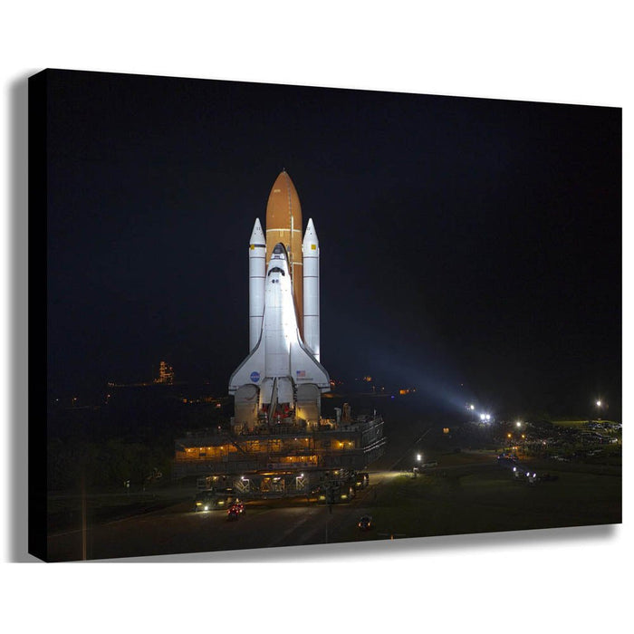 Space Shuttle Endeavor Transportation Canvas Printed and Stretched