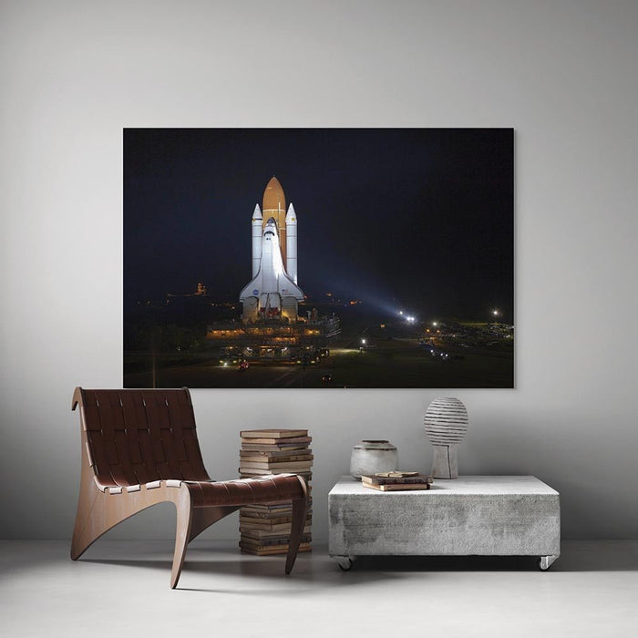 48x72 inch Space Shuttle Transport Decal Installed in Reading Area