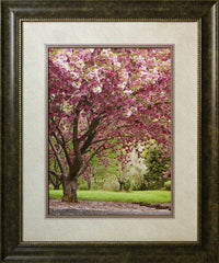 Spring Pink Tree Framed Art 29"x35"