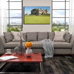 St. Andrew's Golf Club Canvas Print Installed