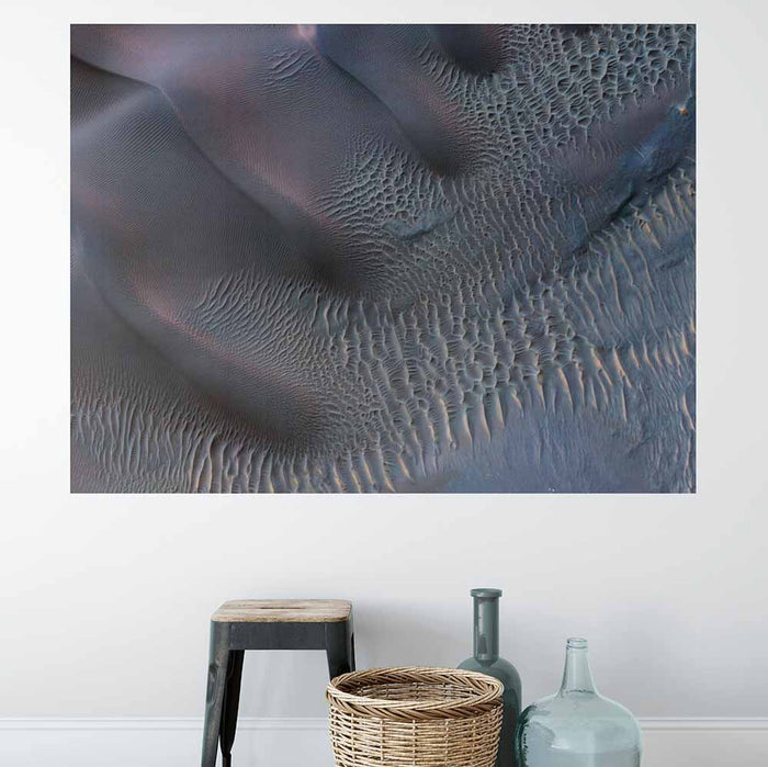45x60 inch Surface of Mars Decal Installed on Wall