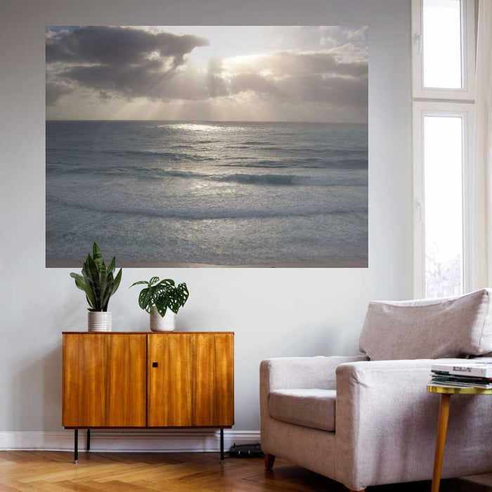 60 inch Sunset Over Ocean Decal Installed in Reading Area
