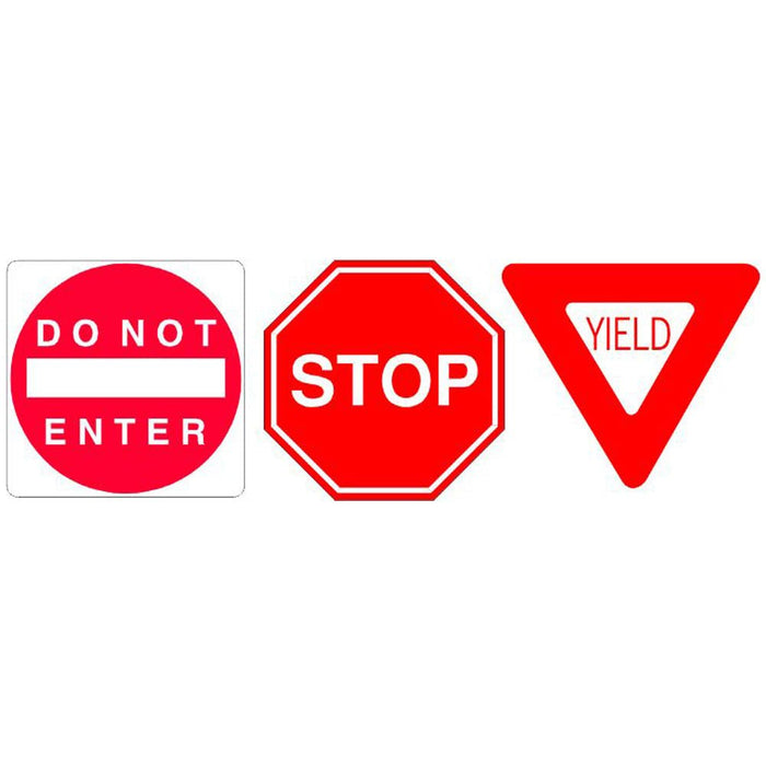 Warning Signs Wall Decals Printed | Wallhogs